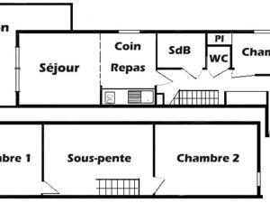 Appartements Appartement 4 pieces, 9 pers, balcon, animaux toleres, Les Saisies - FR-1-293-255 : photos des chambres