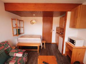 Studio cabine Les Saisies, 4 pers, balcon sud, TV, proche pistes - FR-1-293-332