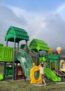 Cabañita con chimenea