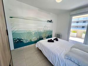 Appartement spacieux et lumineux dans une résidence à 650m de la mer