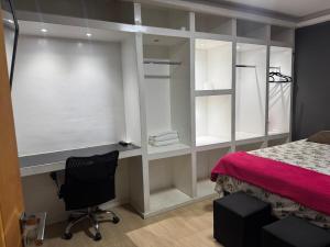 Suite confortável com banheira