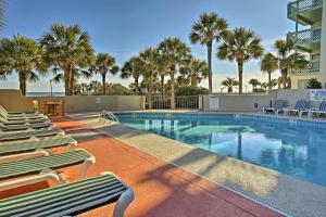 Ocean View! Steps to Beach, Pool, Sauna and Hot Tub!