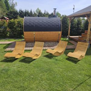 Sielska Chatka - domek z możliwością dodatkowego wynajęcia sauny i bali