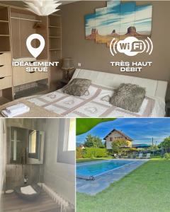 VILLA DES JASMINS - APPARTEMENT AVEC PISCINE PRIVEE- Entrelacs