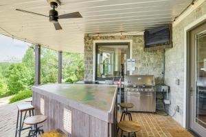 2-Story Dock and Deck at Huge Family Home in Doyle!