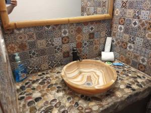 Vista a la Laguna y Acceso Playa