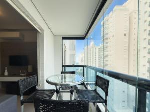 Apto na Praia - Ar condicionado e Churrasqueira