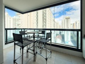 Apto na Praia - Ar condicionado e Churrasqueira