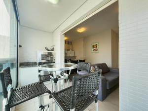 Apto na Praia - Ar condicionado e Churrasqueira