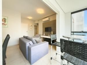 Apto na Praia - Ar condicionado e Churrasqueira