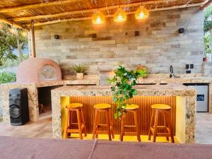 Casa de Campo Bamboo con Piscina temperada