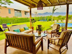 Casa de Campo Bamboo con Piscina temperada