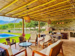 Casa de Campo Bamboo con Piscina temperada