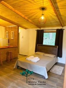 Chalé com lareira pertinho de Monte Verde