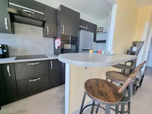 FACE MER grand T3 familial, parking gratuit