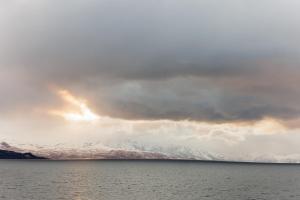 Deluxe Double Room with Sea View room in Altafjord Gjestegaard