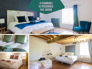 Maisons de vacances CENTER PARCS a 5min - Ideal Familles & Groupes - 3 parkings - Piscine - Jardin clos - Au calme - Chateaux de la Loire : photos des chambres