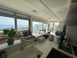 Sea horizon penthouse flat