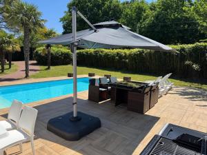 Maisons de vacances Villa avec piscine, a 5km de la plage : photos des chambres