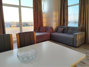 Panoramic view rooftop apartment