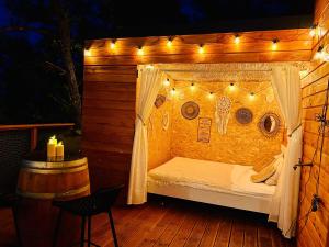Appartements La Cabane du Prestadou - Bain nordique et Sauna : photos des chambres