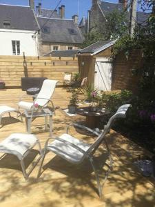 Maisons de vacances Studio a 50M de la mer avec SPA : photos des chambres