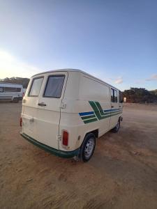 Vintage Camper Van Explore Driving Mallorca - full equip