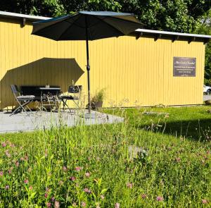 Alter Gutshof Kromlau Direkt am Schloss und Rhododendronpark, Terasse und Parkplatz
