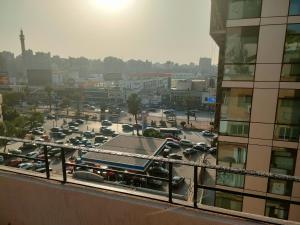 luxury apartment with private rooftop overlooking a stunning city center view