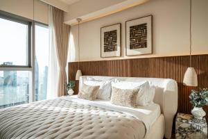 Seraya Residence 12 - 3BDR - Hot Tub on patio with Burj view