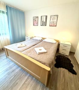 15-Zentrales 2-Zimmer Apartment-WLAN,Magenta TV und große Balkon mit Gartenblick