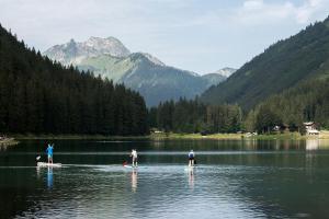 Appartements Le pied des pistes, studio 5 pers, balcon sud est, vue sur les montagnes : photos des chambres