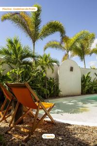 Casa Slow na praia da Taíba com vista para a praia