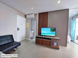 Book Santos - Unique Andar Alto com Sacada ampla e a Melhor Vista Mar