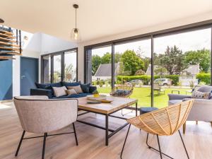 Maisons de vacances Maison moderne et lumineuse a 900m de la plage, jardin prive, terrasse, barbecue et 2 velos adultes inclus. - FR-1-306-1204 : photos des chambres