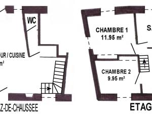 Maisons de vacances Charmante Chaumiere dans le Parc de Briere avec Jardin, Proche Guerande - FR-1-306-1108 : photos des chambres