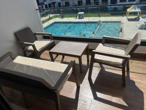 Studio Cosy avec Vue Piscine El Mansouria