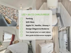 Charmant T3, Parking & Wi-fi, Cuisine équipée