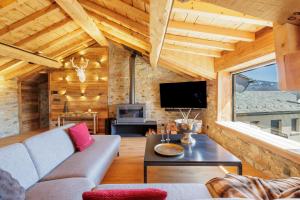Maisons de vacances Le Refuge Cal Chalon , chalet de luxe au coeur du village : photos des chambres