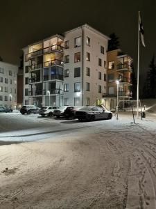 Kolmio järvinäkymin, Palokka