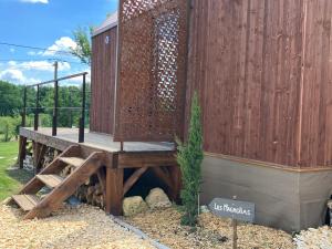 Cabane luxe & spa extérieur Les Magnolias