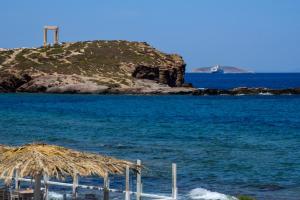 Naxos town Sea and Sunset View Beach front studio
