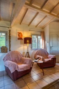 Chalets gite&spa privatif -le bois de la pause- : photos des chambres