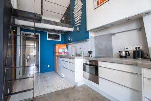 Panorama vue mer et plein centre ville