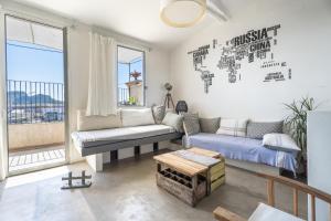 Panorama vue mer et plein centre ville