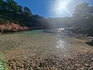 Maisons de vacances Studio climatise-terrasse-Netflix-jardin a 10 min de Cassis : photos des chambres