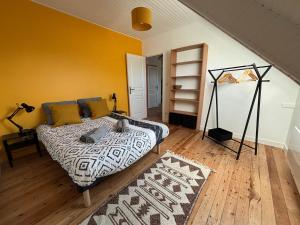 Bel appartement avec jardin à la campagne