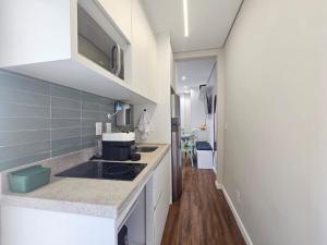 Studio na melhor praia de Santos