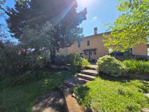 Tra gli ulivi e il panorama