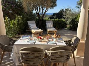 Maisons de vacances Maison renovee 2 chambres, terrasse vue mer - FR-1-726-63 : photos des chambres